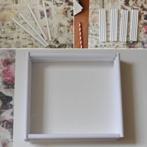cách làm khung ảnh bằng giấy đơn giản
